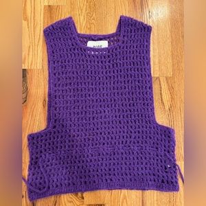 Bode- Purple Knitted vest